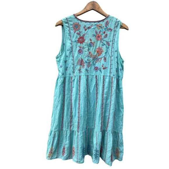 Johnny Was Bereginia Effortless Boho Tank Dress - SZ Medium Retail $290.00 boho - Picture 5 of 9